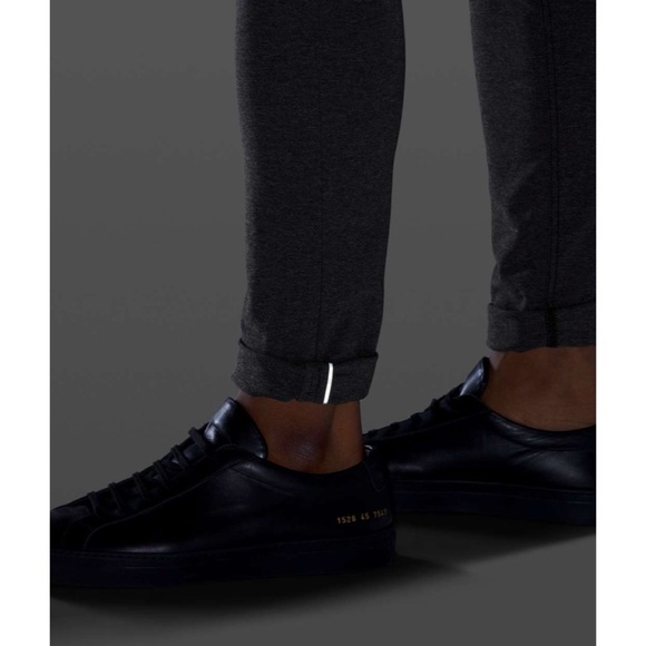 Lululemon ABC Pant Skinny Tech Canvas Heathered Black Size 28 - Picture 4 of 7